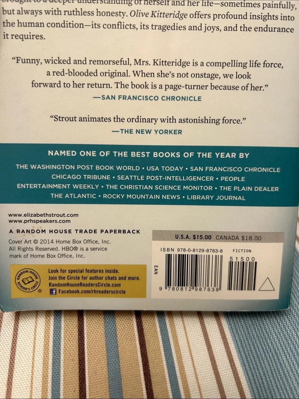 Olive Kitteridge by Elizabeth Strout